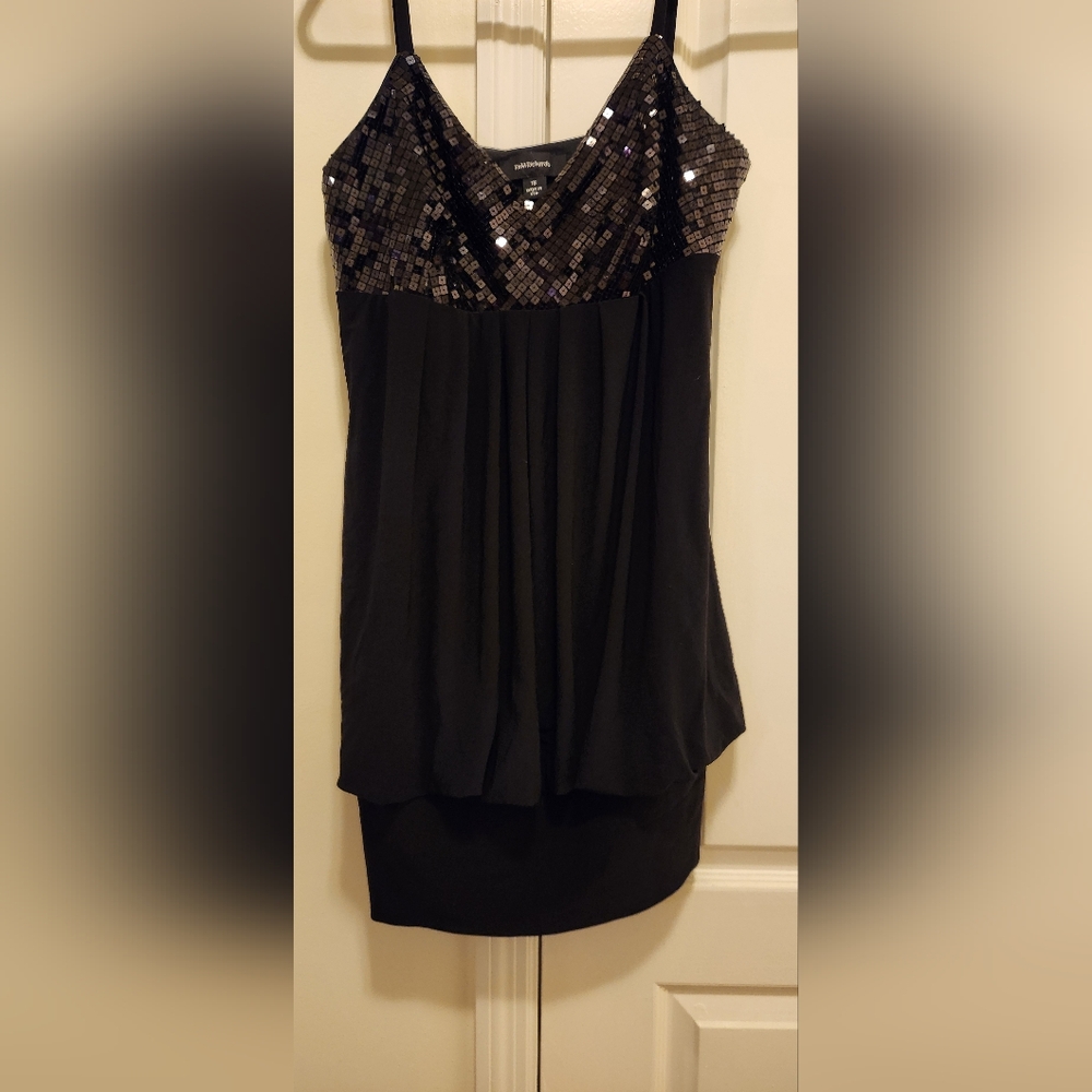 Womans little black dress